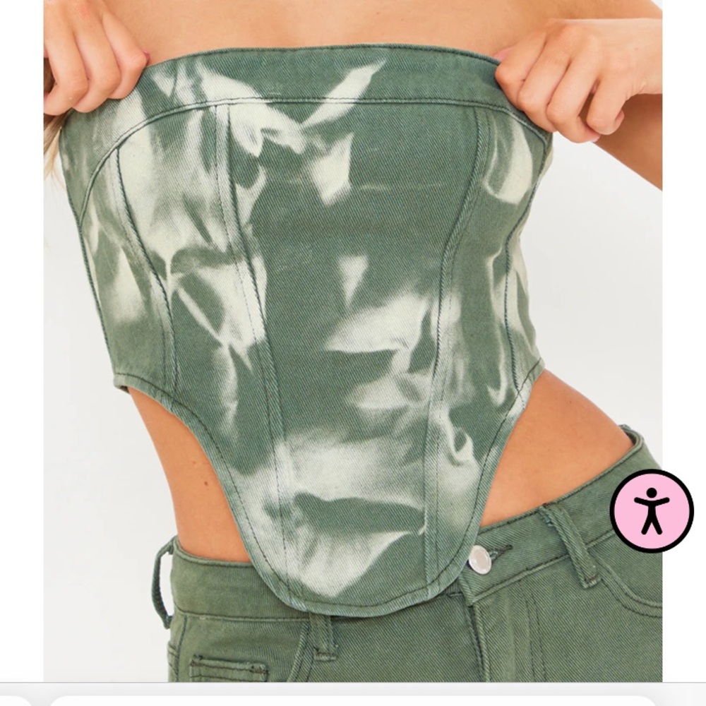 Tube jean “tie-dye” shirt PrettyLittleThing
